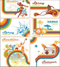 Vector elements of the trend of the summer