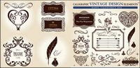 European classical pattern vector material