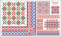 Vector-pixel border style pattern