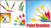 Vector brush painting