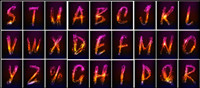 Letters brilliant special effects - Vector