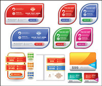 Sale labels Vector