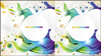 Colorful background 02-- vector material