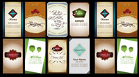 Notes cards 03-- vector material