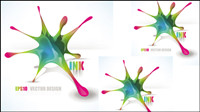 Colorful background 04-- vector material