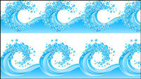 Cartoon spray patterns 01 - Vector