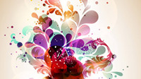 Fashion background material 02 - vector
