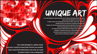 Dazzling red mosaic pattern shading vector