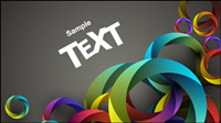 Colorful background material 03 - vector
