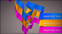 Exquisite color layout material 05 - vector