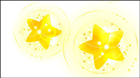 Colorful the Starlight background vector material -2
