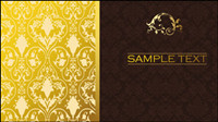 Classic European pattern background - vector material