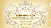 Lace textures - vector material