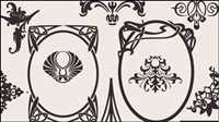 Exquisite decorative pattern background 01 - vector