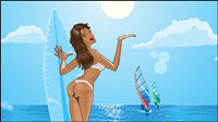 Ocean vector material -1