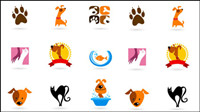 The cartoon animals image 01 - vector