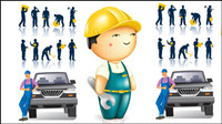 Vector maintenance workers