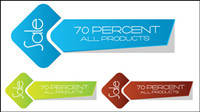 Fine label card 05 - vector