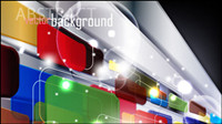 Trend of bright halo background 01 - vector