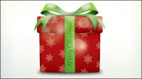 Christmas gift box icons - vector material