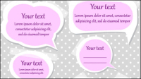 Simple dialog box 03 - vector material