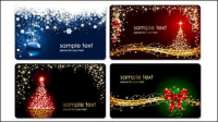 Gorgeous Christmas tree vector material