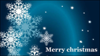 Beautiful snowflake pattern background 02 - vector material