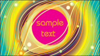 Colorful lines pattern 04 - vector material