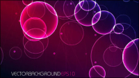 Brilliant halo background 01 - vector material