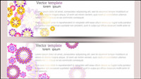Fine the pattern banner 01 - vector material