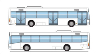 Passenger cars vector material - 04