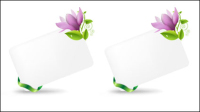 Flowers border 03 - vector material