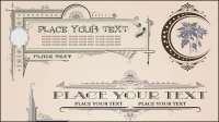 European pattern border 01 - vector material