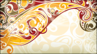 Retro pattern 01 - vector material