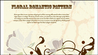 Line art pattern background 04 - vector material