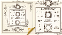 European pattern border 01 - vector material