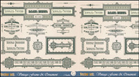 European lines border 02 - vector material