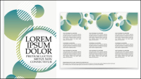 Exquisite three folding template 05 - vector material