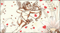 Angel illustrator 01 - vector material