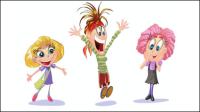 Cartoon children 02 - Vector