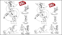 Cartoon 02 - vector material