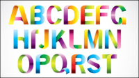 Font Design Series 39 - vector material
