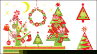 Christmas tree 02 - vector material