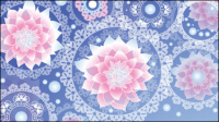 Pattern background 04 - vector material