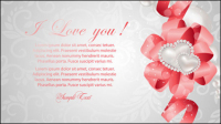 Valentine card 02 - vector material