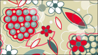 Cartoon pattern 01 - vector material