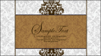 Classic retro border 04 - vector material
