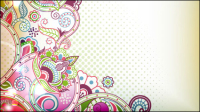 Retro pattern 03 - vector material
