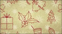 Exquisite pattern background 04 - vector material