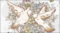 European retro religious motifs 02 - vector material